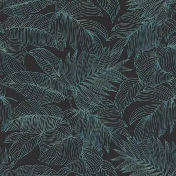 Tapeta Vliesová tapeta na zeď Rasch 865158, Symphony Černá;Zelená