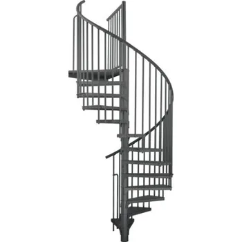 Točité schodiště Myron Ø 160 cm, výška patra 352,5 cm antracit