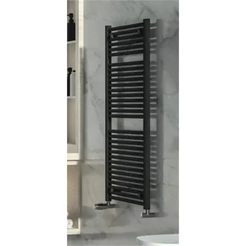Radiátor Koupelnový radiátor Rotheigner CLASSIC 1215 x 600 mm matně černý přípojka po obou stranách dole