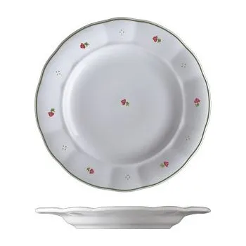 Talíř BENEDIKT KYTIČKY mělký talíř 28 cm červená (6 ks)