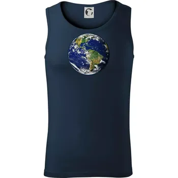 Planeta Země - Tílko pánské Core - 2XL ( Námořní modrá (velmi tmavá - téměř černá) )