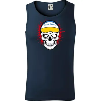 Beach volejbal lebka - Tílko pánské Core - S ( Námořní modrá (velmi tmavá - téměř černá) )