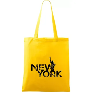 New York retro - Taška bavlněná - 42 x 38 cm ( Žlutá )