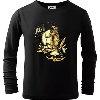 Chlapecké tričko The American Astronaut - Triko dětské Long Sleeve - 122 cm/6 let ( Černá )