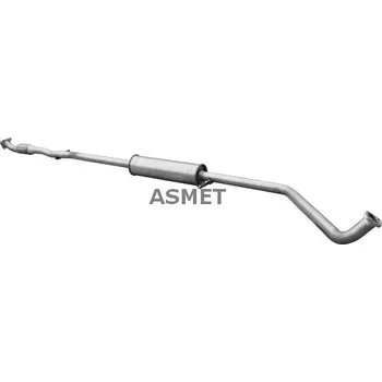 Výfukový systém Stredni tlumic vyfuku ASMET 31.005