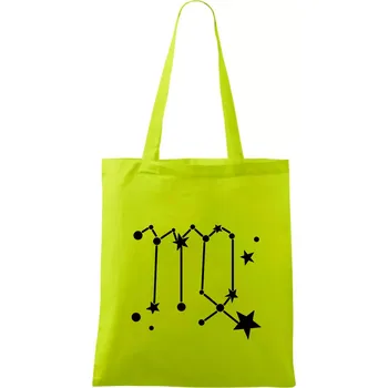 Souhvězdí - Virgo - Panna - Taška bavlněná - 42 x 38 cm ( Limetková )