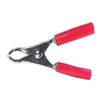 Síťový kabel Svorka 10A červená l=50mm