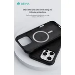Devia kryt Ripple Magnetic Shockproof TPU Case pro iPhone 16 Pro Max - Black