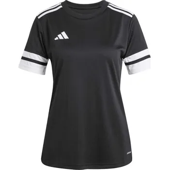 Dámské sportovní triko adidas SQUADRA 25 JERSEY W S Černá, Bílá