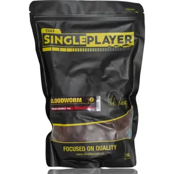 Krmivo pro hospodářské zvíře SINGLEPLAYER Rozpustné Boilies SOLUBLE Bloodworm - 20mm 1kg SINGLEPLAYER Rozpustné Boilies SOLUBLE Bloodworm - 20mm 1kg