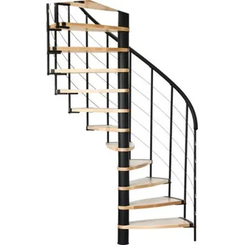 Schodiště Točité schodiště Marios černý buk, výška patra 352,5 cm