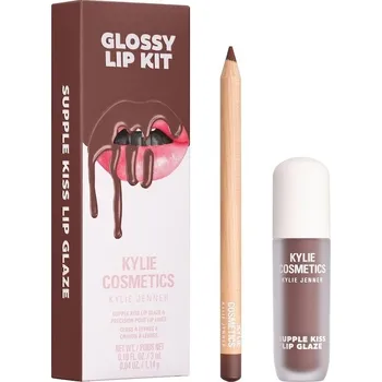 Péče o rty KYLIE COSMETICS - Glossy Lip Kit Paletky očních stínů 1 g Hnědá unisex