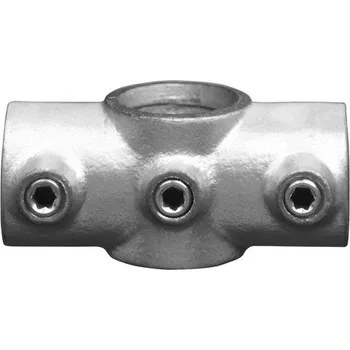 Tesařské kování Pozinkovaná spojka pro trubky 60,3 mm, tvar kříž