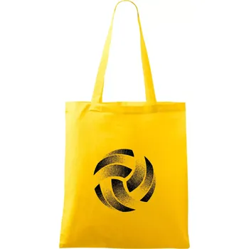 Volejbalový míč tiskový design - Taška bavlněná - 42 x 38 cm ( Žlutá )