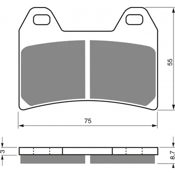 Autodíl Brzdové destičky GOLDFREN 141 GP6