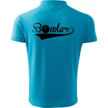 Pánská košile Bowler - Polokošile pánská Pique Polo 203 - 4XL ( Světlý tyrkys )