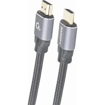 Video kabel Gembird CCBP-HDMI-5M CABLEXPERT Kabel HDMI 2.0, 5m, opletený, černý, ethernet, blister