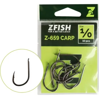 Rybářský háček Zfish Háčky Carp Hooks Z-659 - vel.4 Zfish Háčky Carp Hooks Z-659 - vel.4