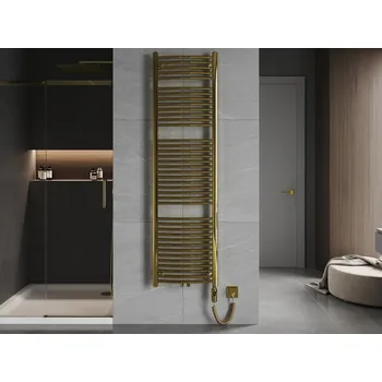 Radiátor MEXEN/S - Ares radiátor + topná tyč 1800 x 500 mm, 600 W, zlatá W102-1800-500-2900-50