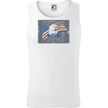 Freedom forever USA - Tílko pánské Core - XL ( Bílá )