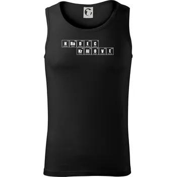 Periodická tabulka Hradec Králové - Tílko pánské Core - 2XL ( Černá )
