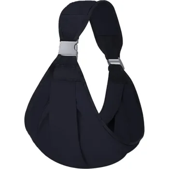 Bezpečnostní nosič pro miminka a batolata na bok přes rameno Ergonomický úvazek pro nošení dětí Bavlna a polyester Pohodlné přenášení dítěte černá