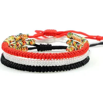 Náramek Ručně pletený vrstvený náramek | módní doplněk, ochranný náramek - Styl 8