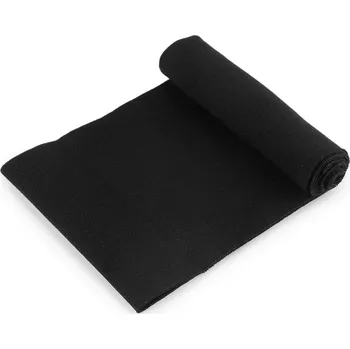Elastický bavlněný náplet žebrovaný šíře 14 cm Varianta: 3 (90 cm) černá, Balení: 4 ks