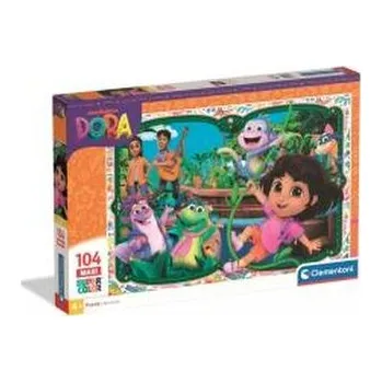Puzzle Puzzle 104 Maxi Super Kolor Dora (pl, 2000, CLEMENTONI)