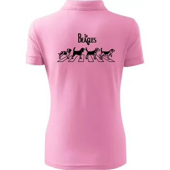 The Beagles - Polokošile dámská Pique Polo - XS ( Růžová )