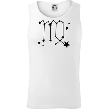 Souhvězdí - Virgo - Panna - Tílko pánské Core - XL ( Bílá )