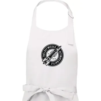 Kuchyňská zástěra The Last Missile - Dámská zástěra na vaření - Univerzální velikost ( Bílá )