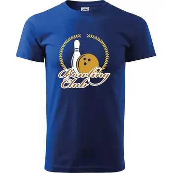 Bowling cup věnec - Triko extra velké (5-8XL) - 6XL ( Královská modrá )