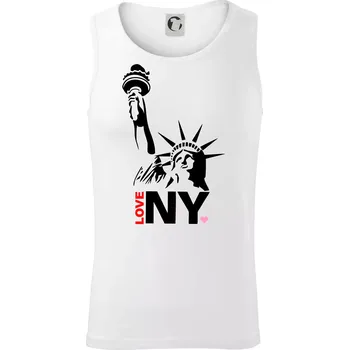 Socha svobody velká - Tílko pánské Core - 2XL ( Bílá )