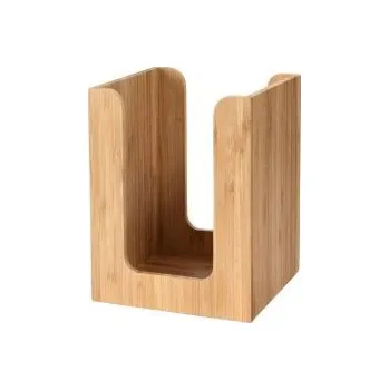 Zásobník na papírové ručníky Zásobník 13 x 13 cm Bamboo NATURAL