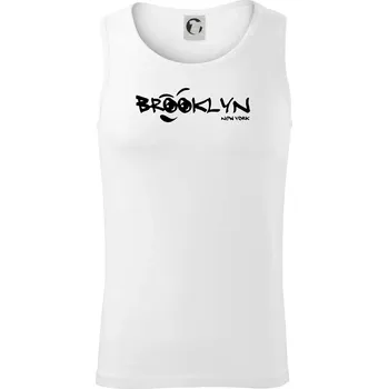 Brooklyn úsměv - Tílko pánské Core - M ( Bílá )