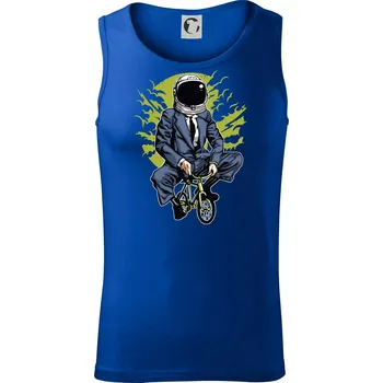 Bike To The Moon - Tílko pánské Core - M ( Královská modrá )