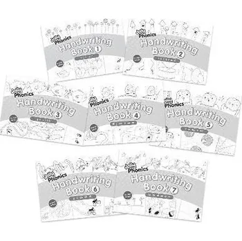 Anglický jazyk Jolly Phonics Handwriting Books Complete Set (1-7): In Print Letters (American English edi