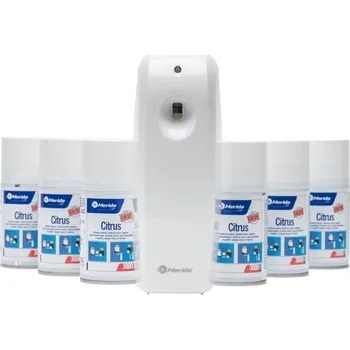 Osvěžovač vzduchu Akce Merida AN-GJB701 - Elektronický osvěžovač vzduchu LCD + 6 náplní s vůní CITRUS