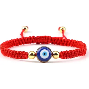 Náramek Červený ochranný náramek pro štěstí | náramek, šperk - Styl 1