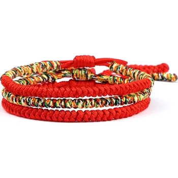 Náramek Ručně pletený vrstvený náramek | módní doplněk, ochranný náramek - Styl 15