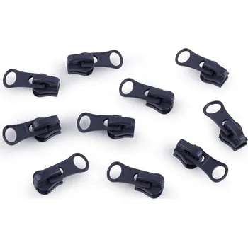 Zip Jezdec ke kostěným zipům No 3, malé, 3 modrá tmavá