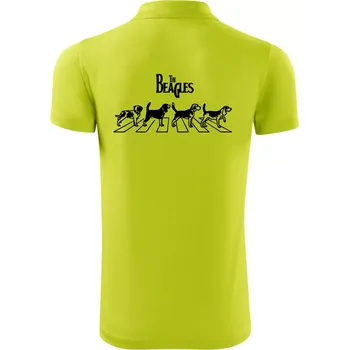 Pánská košile The Beagles - Polokošile Victory sportovní (dresovina) - 2XL ( Limetková )