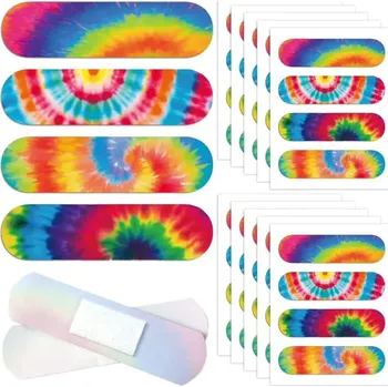 Náplast Barevné voděodolné náplasti 40 ks 72 x 19 mm Lepicí náplast na drobná poranění Rychlá první pomoc Dětské i dospělé použití