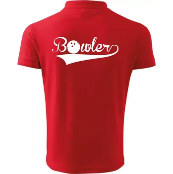 Pánská košile Bowler - Polokošile pánská Pique Polo 203 - XL ( Červená )