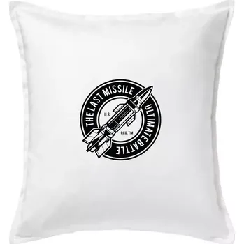 Polštář The Last Missile - Polštář 50x50 - 50x50 - Pouze potah ( Bílá )