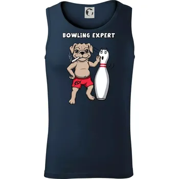 Bowling expert (Hana-creative) - Tílko pánské Core - S ( Námořní modrá (téměř černá) )