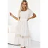 Dámské šaty Numoco 618-1 ecru uni