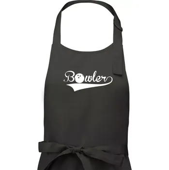 Kuchyňská zástěra Bowler - Dámská zástěra na vaření - Univerzální velikost ( Tmavá břidlice (šedá se zeleným nádechem) )