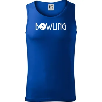 Bowling nápis - Tílko pánské Core - 2XL ( Královská modrá )